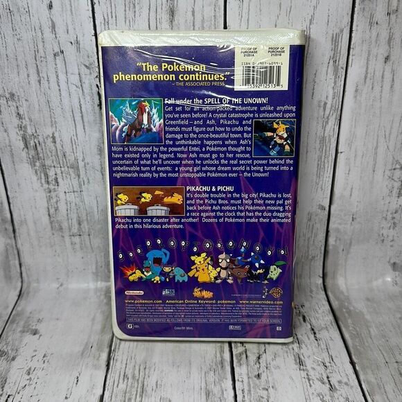 Pokémon the Movie 3 VHS 2001 Clamshell Warner Bros - Picture 3 of 7